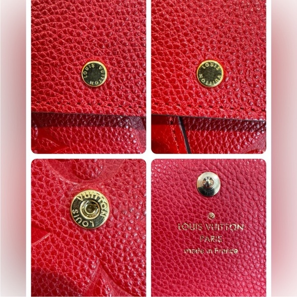 Louis Vuitton Cerise Monogram Empreinte Leather Pont Neuf Wallet - Picture 10 of 10